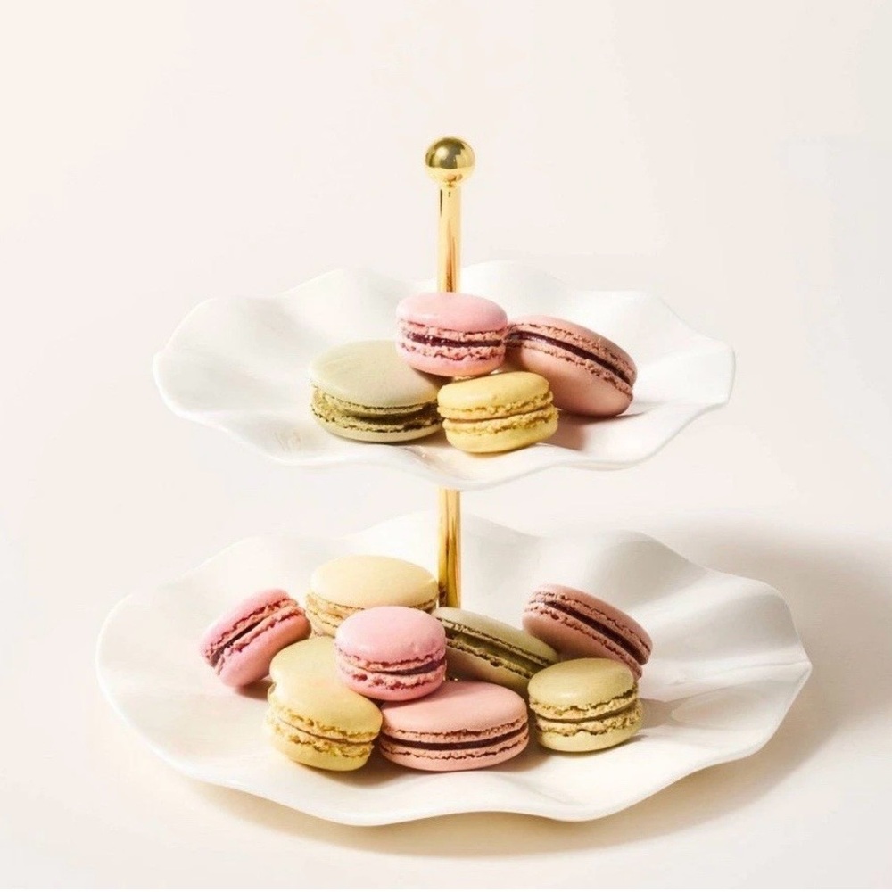 Kate Spade x Target Two-Tier Serving Stand, Stoneware